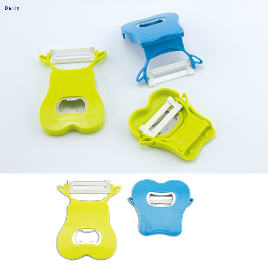 Ceramic folding Peeler with bottle opener